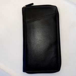 New Genuine Leather Passport Wallet Case $125